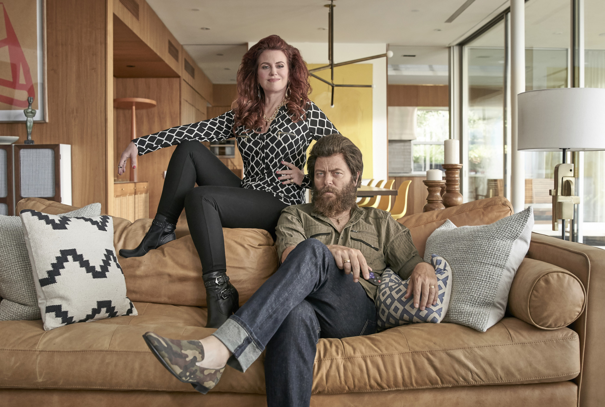 Meet The Slingers.” Now with Megan Mullally and Nick Offerman tak...