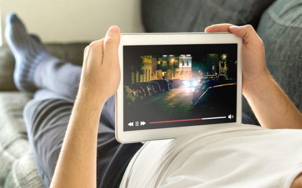 video streaming on tablet