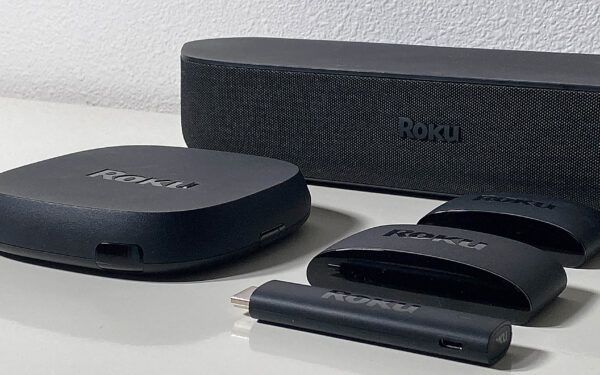 Five of Roku's current streaming devices